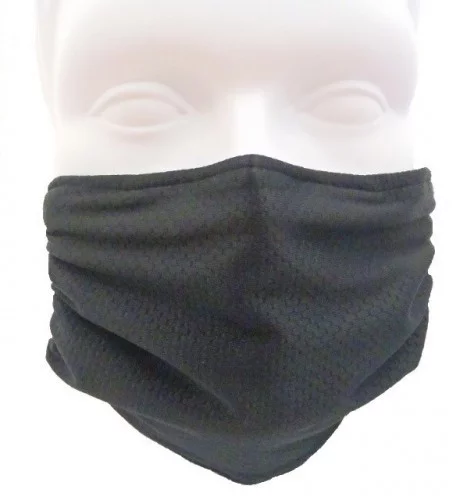 Honeycomb Black Mask | Reusable 2-Zone Comfort Lined Mask